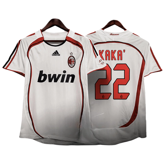Camisa Milan II 2006 - Branca - Retrô - KAKÁ 22